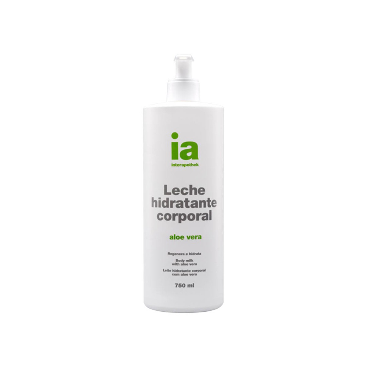 interapothek leche hidratante corporal aloe vera 750 ml