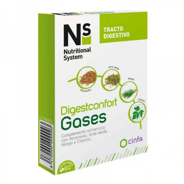 ns digestconfort gases 60 comprimidos