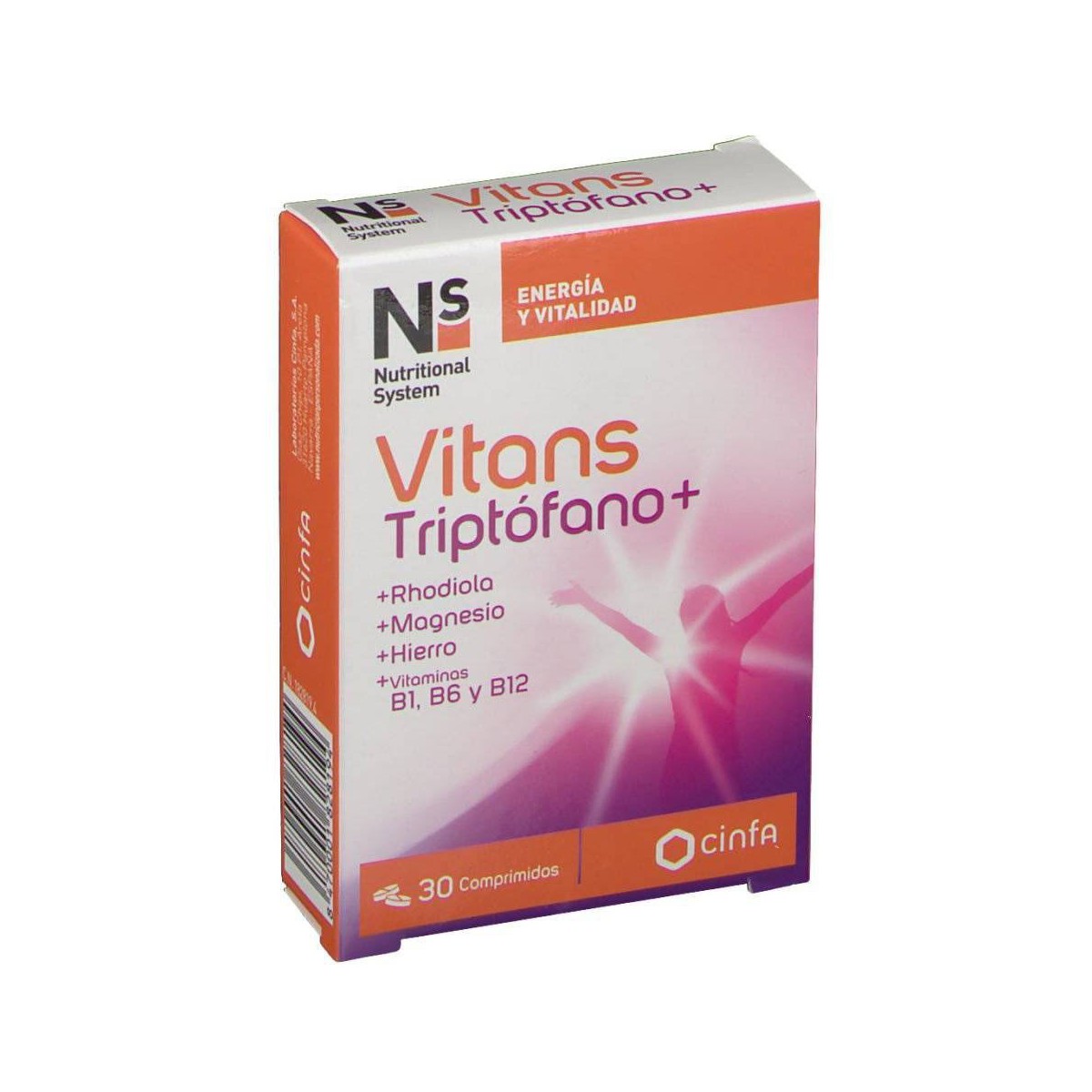 ns vitans triptofano 30 comprimidos
