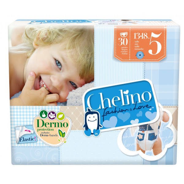 chelino talla 5 13 18 kg 30 panales