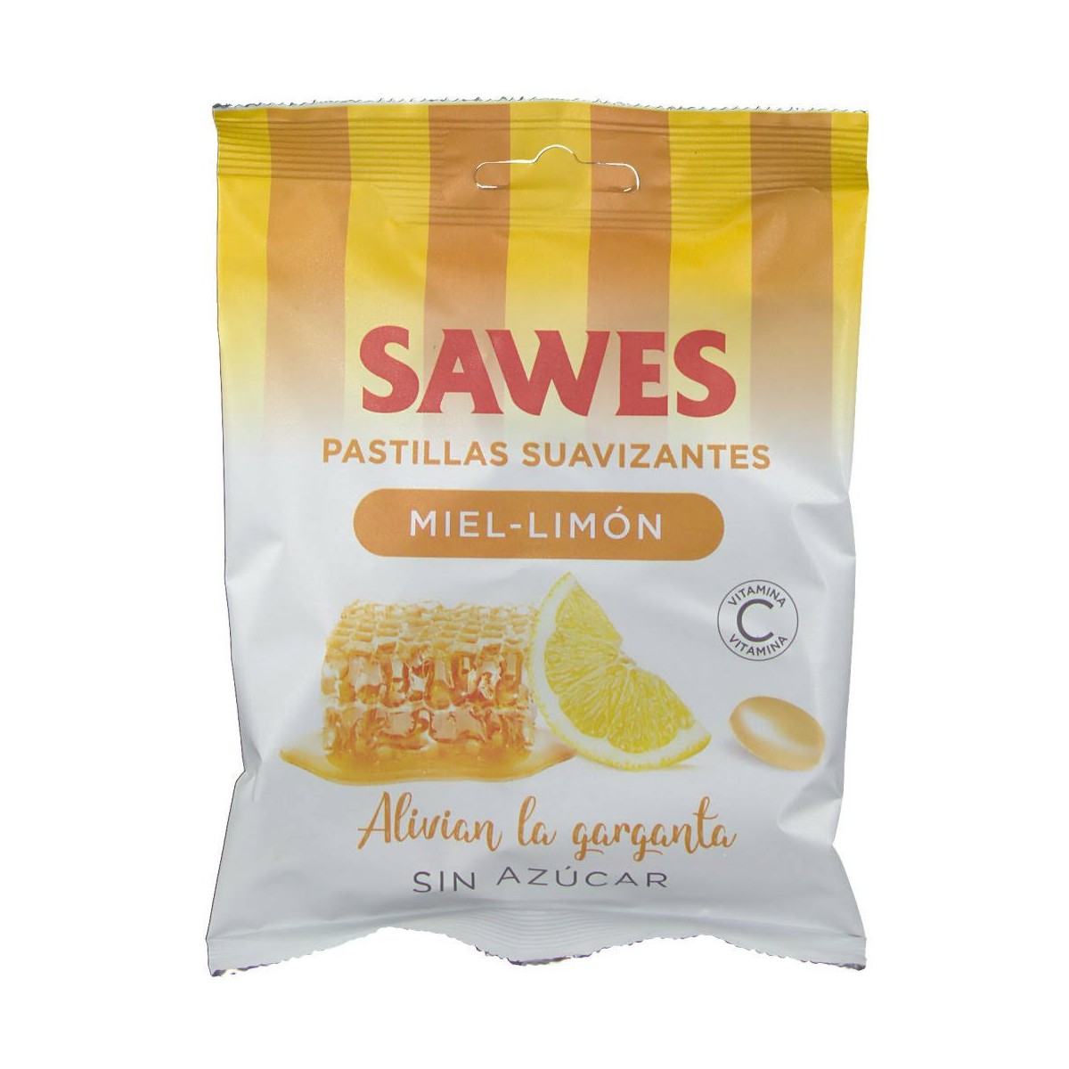 sawes caramelos miel limon sin azucar 50 g