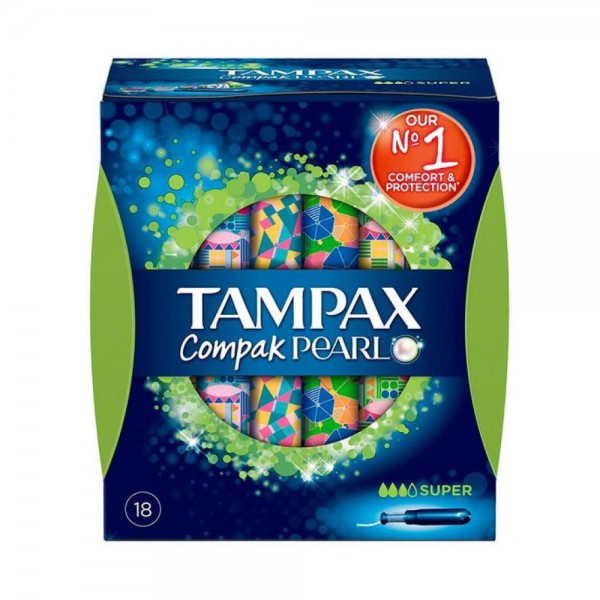 tampax compak pearl super 18