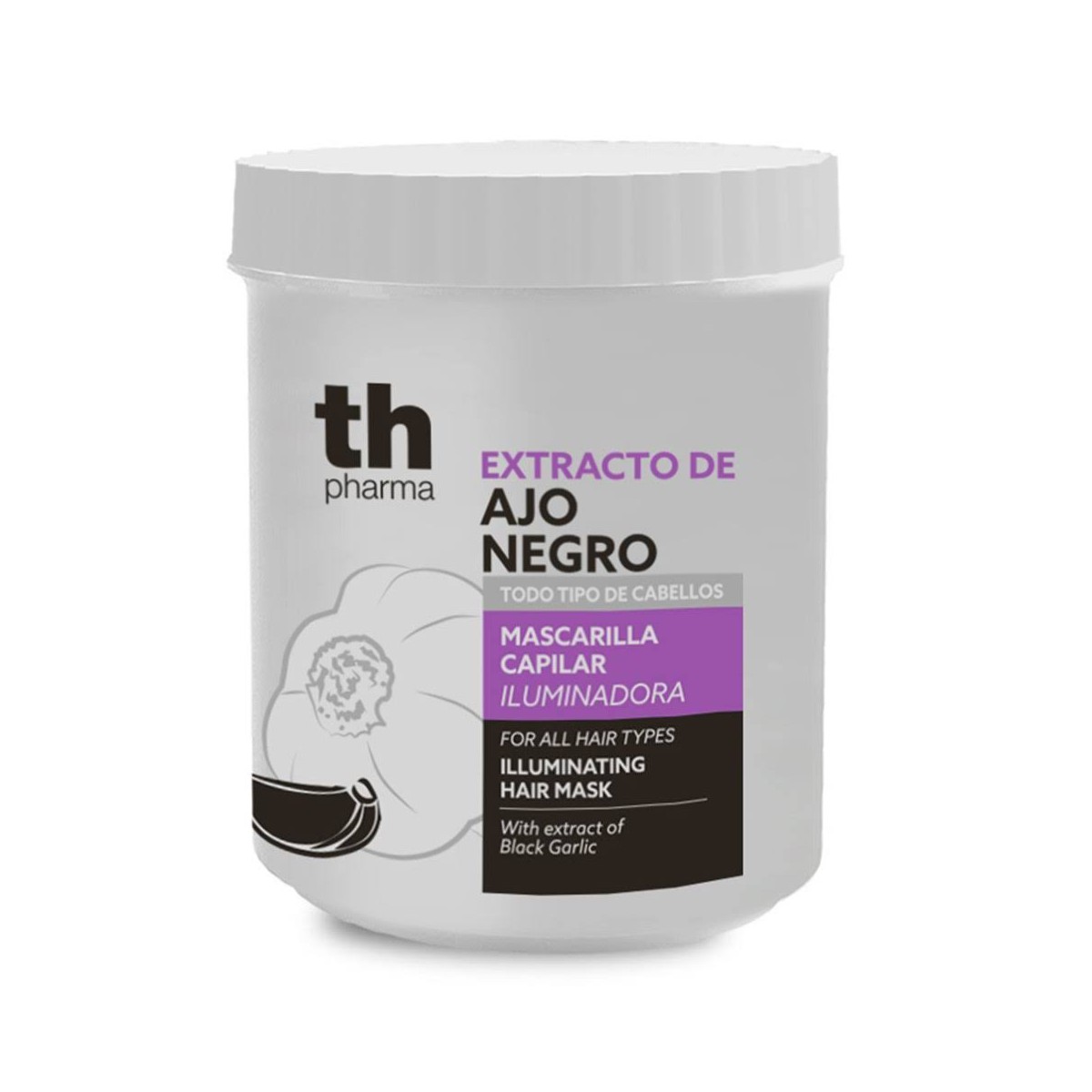 th pharma mascarilla extracto ajo negro 700ml