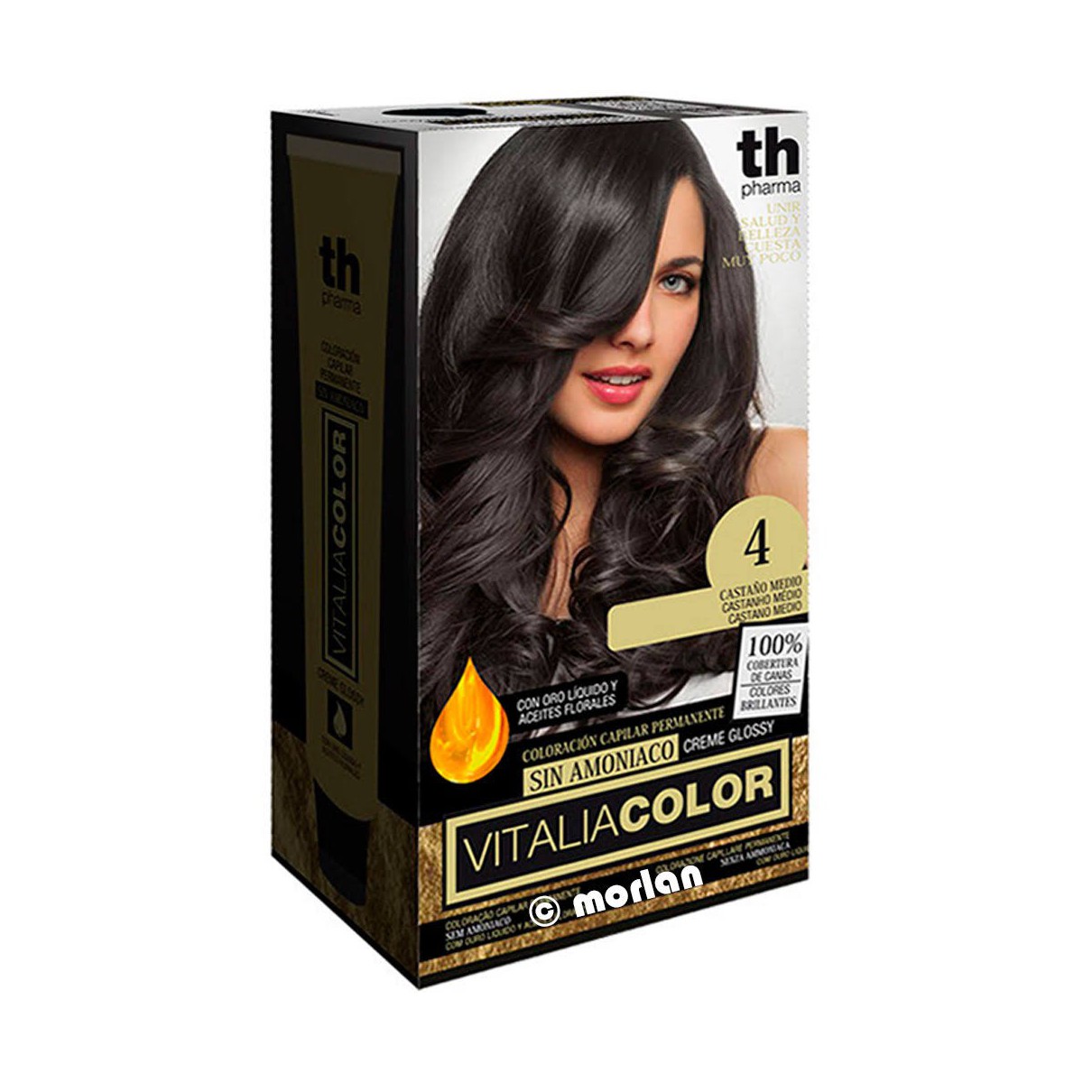 th pharma vitalia color tinte no 4 sin amoniaco castano medio
