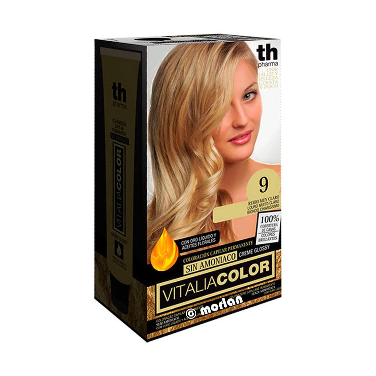 th pharma vitalia color tinte no 9 sin amoniaco rubio muy claro
