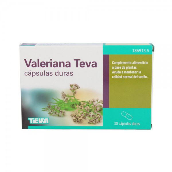 teva valeriana 30 capsulas duras