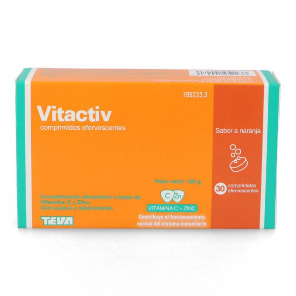 vitactiv 30 comprimidos efervescentes