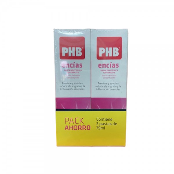 PHB PASTA ENCIAS DUPLO 75+75ML