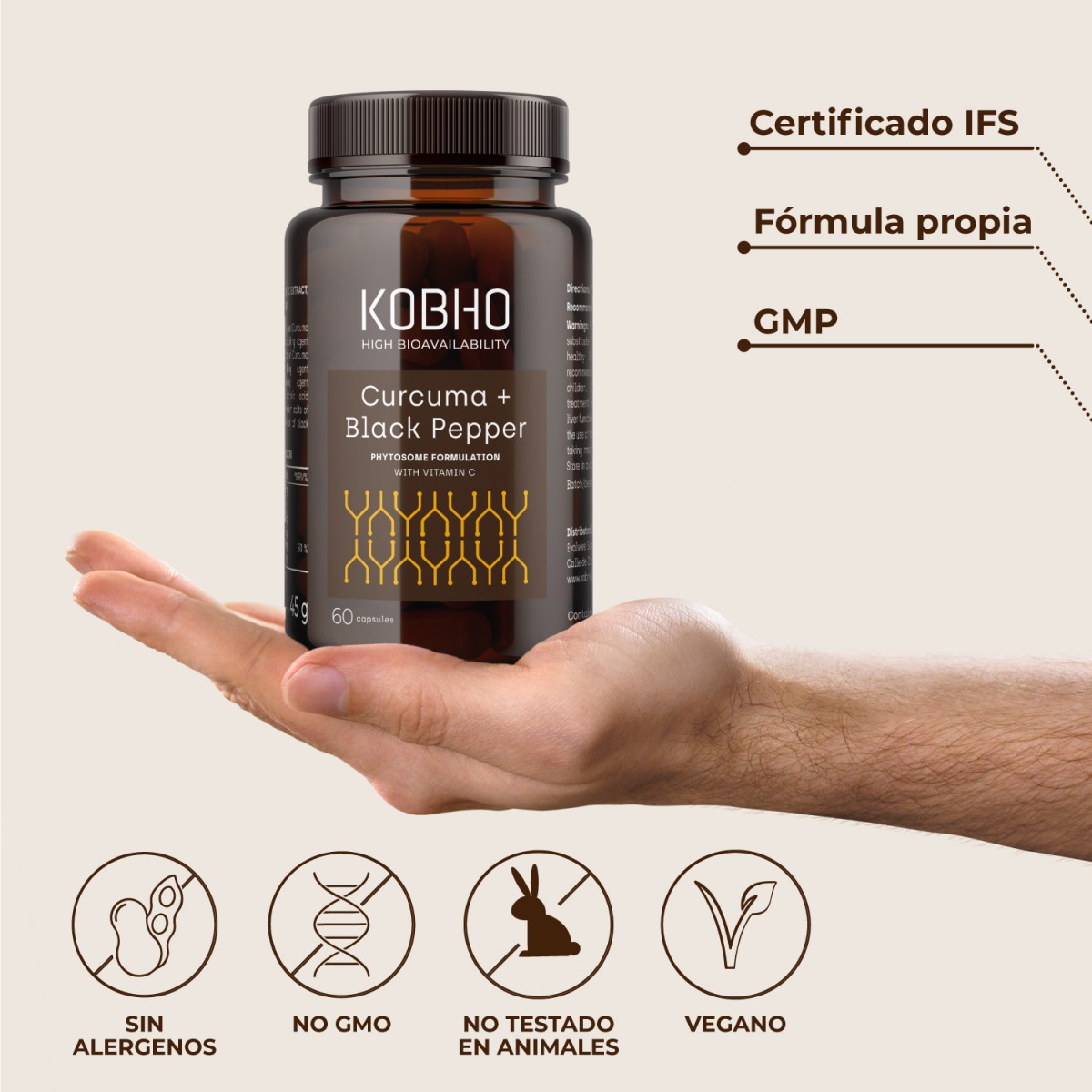 CÚRCUMA + PIMIENTA NEGRA KOBHO