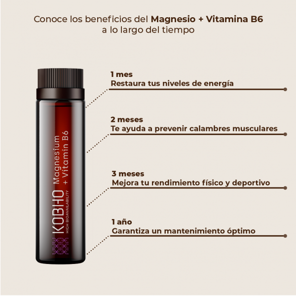 MAGNESIO + VITAMINA B6 KOBHO