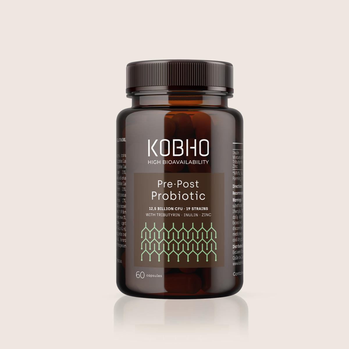 PRE POST PROBIÓTICO KOBHO LABS.