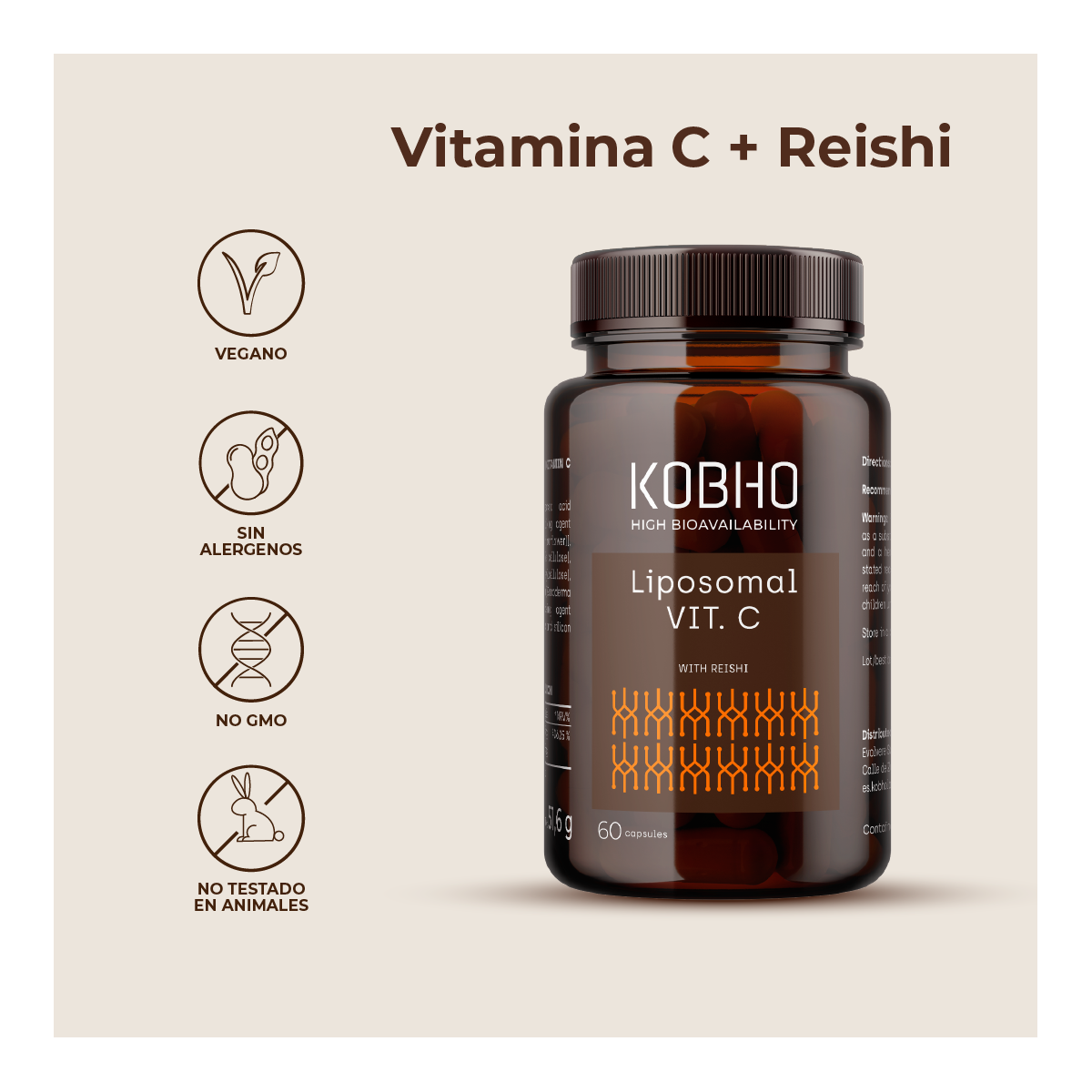 Vitamina C + Reishi KOBHO