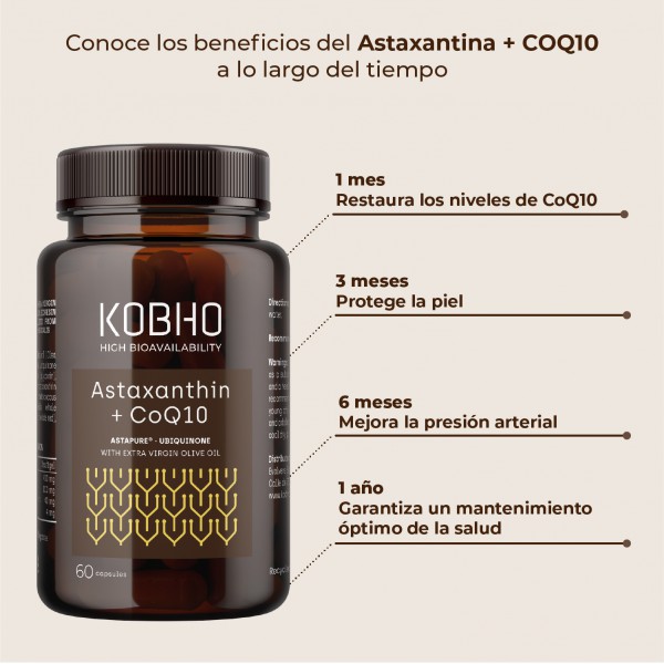 ASTAXANTINA +Q10 KOBHO LABS.
