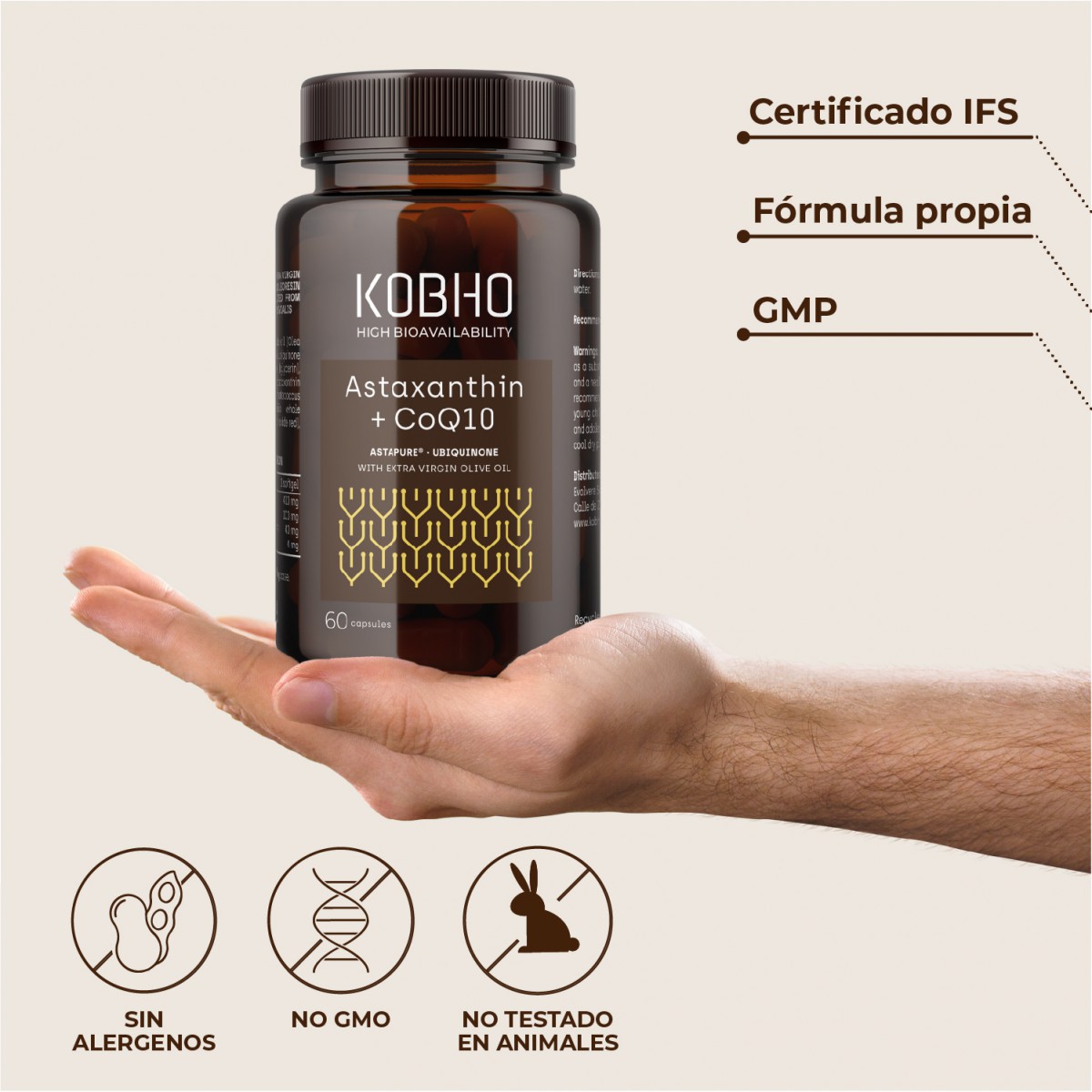 ASTAXANTINA +Q10 KOBHO LABS.