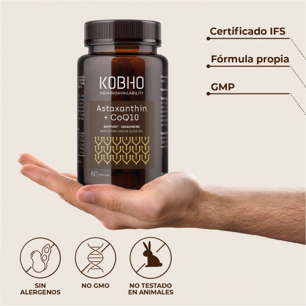 ASTAXANTINA +Q10 KOBHO LABS.