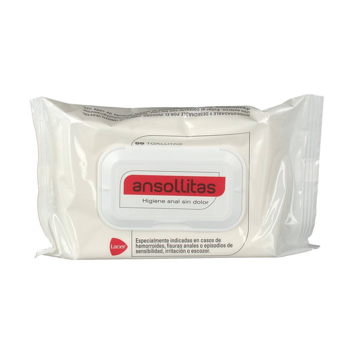 ansollitas higiene anal 50 toallitas