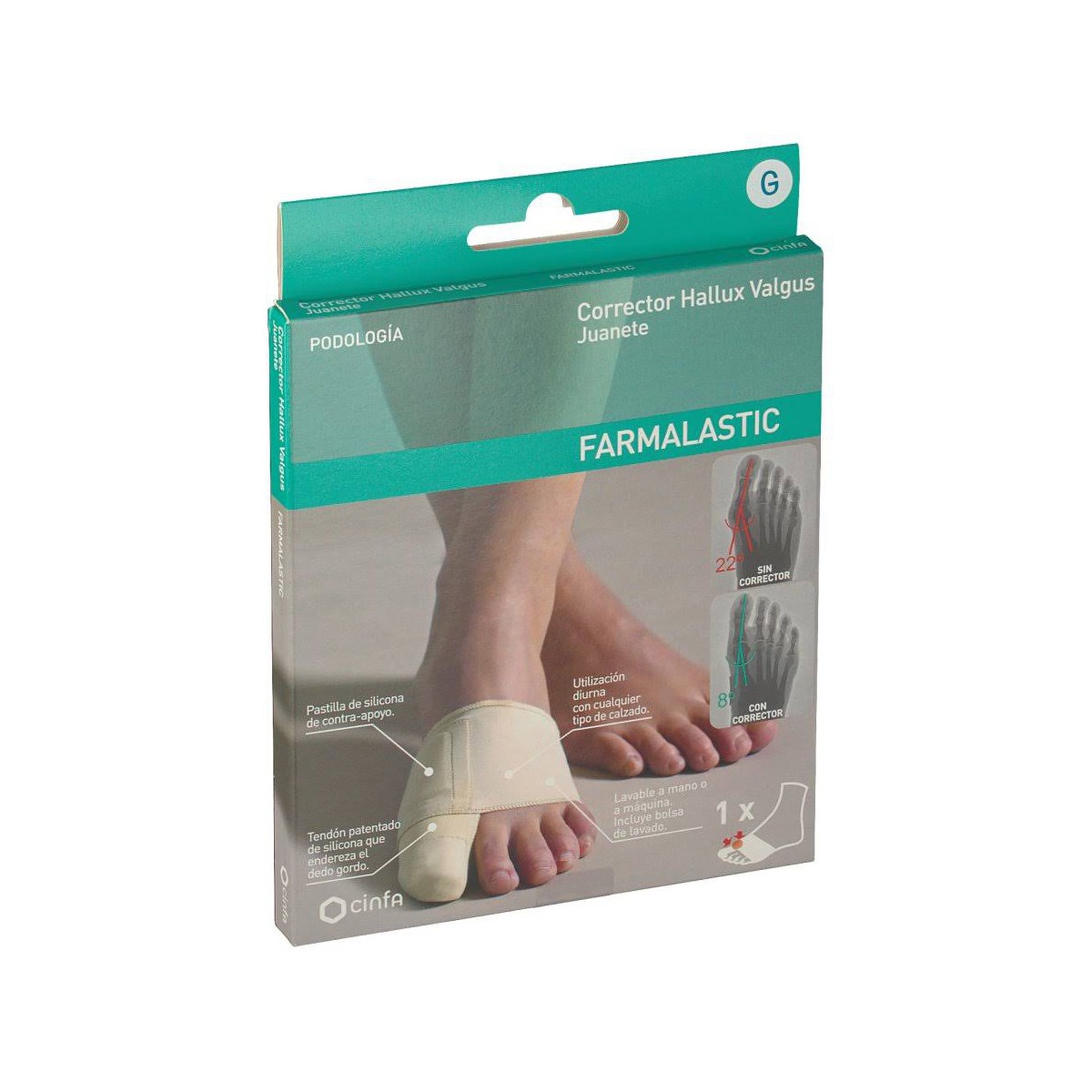 farmalastic corrector juanetes