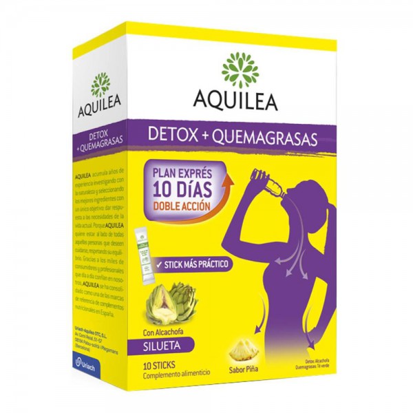 aquilea detox quemagrasas 10 sticks